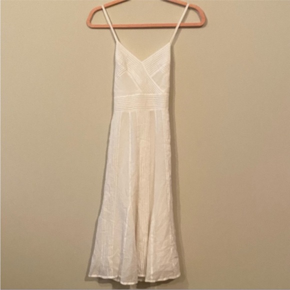 Theory retta washed gauze dress cotton silk lining - Picture 1 of 3